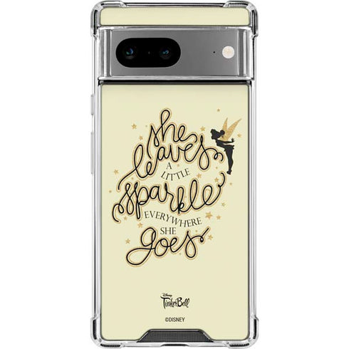 Disney Tinker Bell Leave A Little Sparkle Google Pixel 7a Clear Case